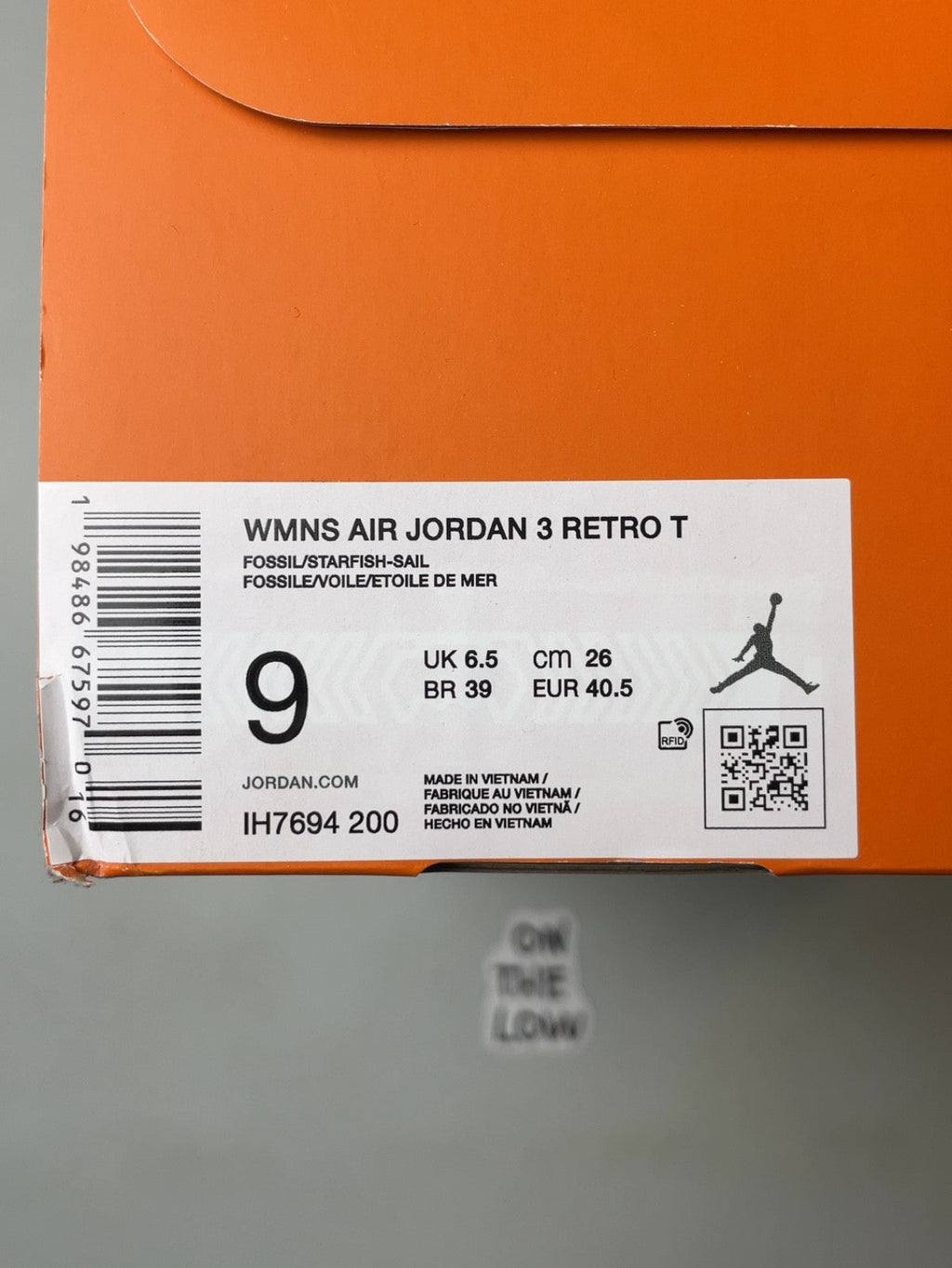 Jordan 3 Retro TEX Starfish