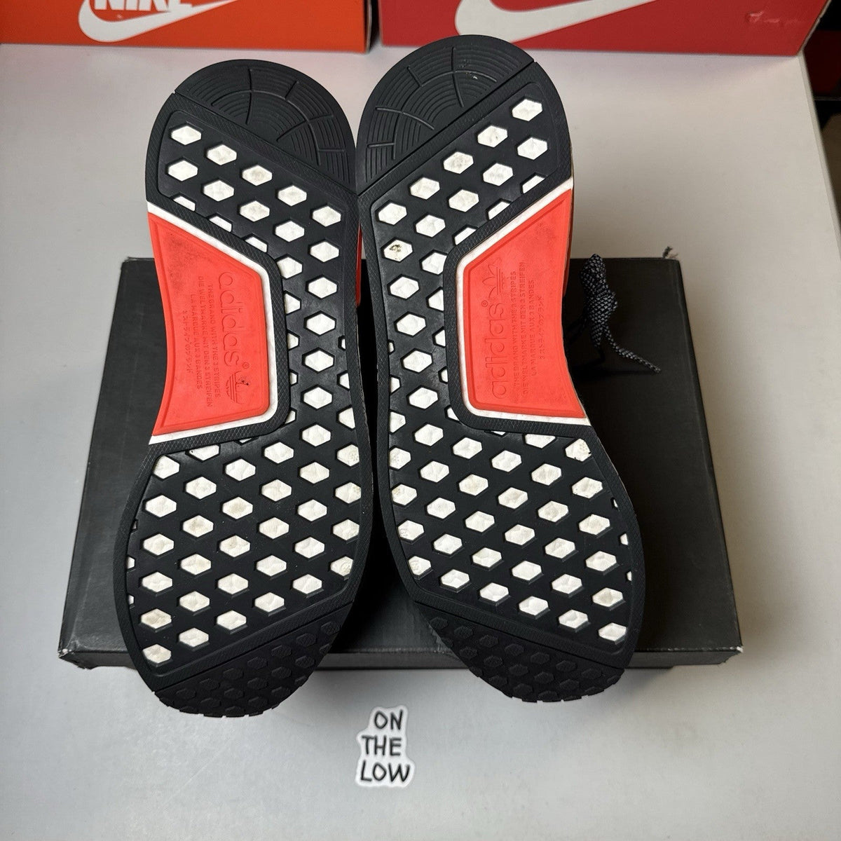 Adidas NMD R1 Grey Red (USED)