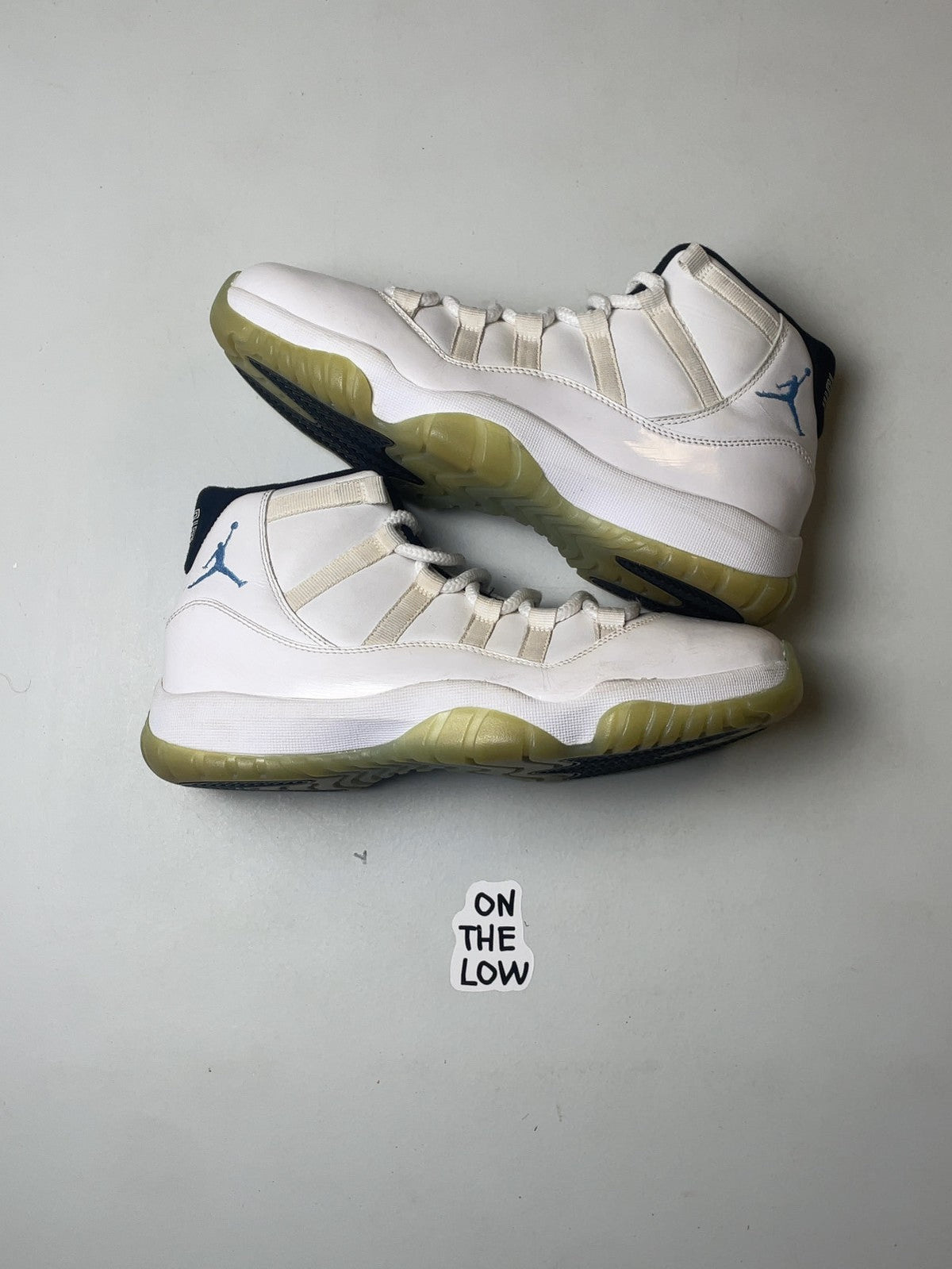 Nike Air Jordan 11 Retro Legend Blue 2014 White Columbia (USED)