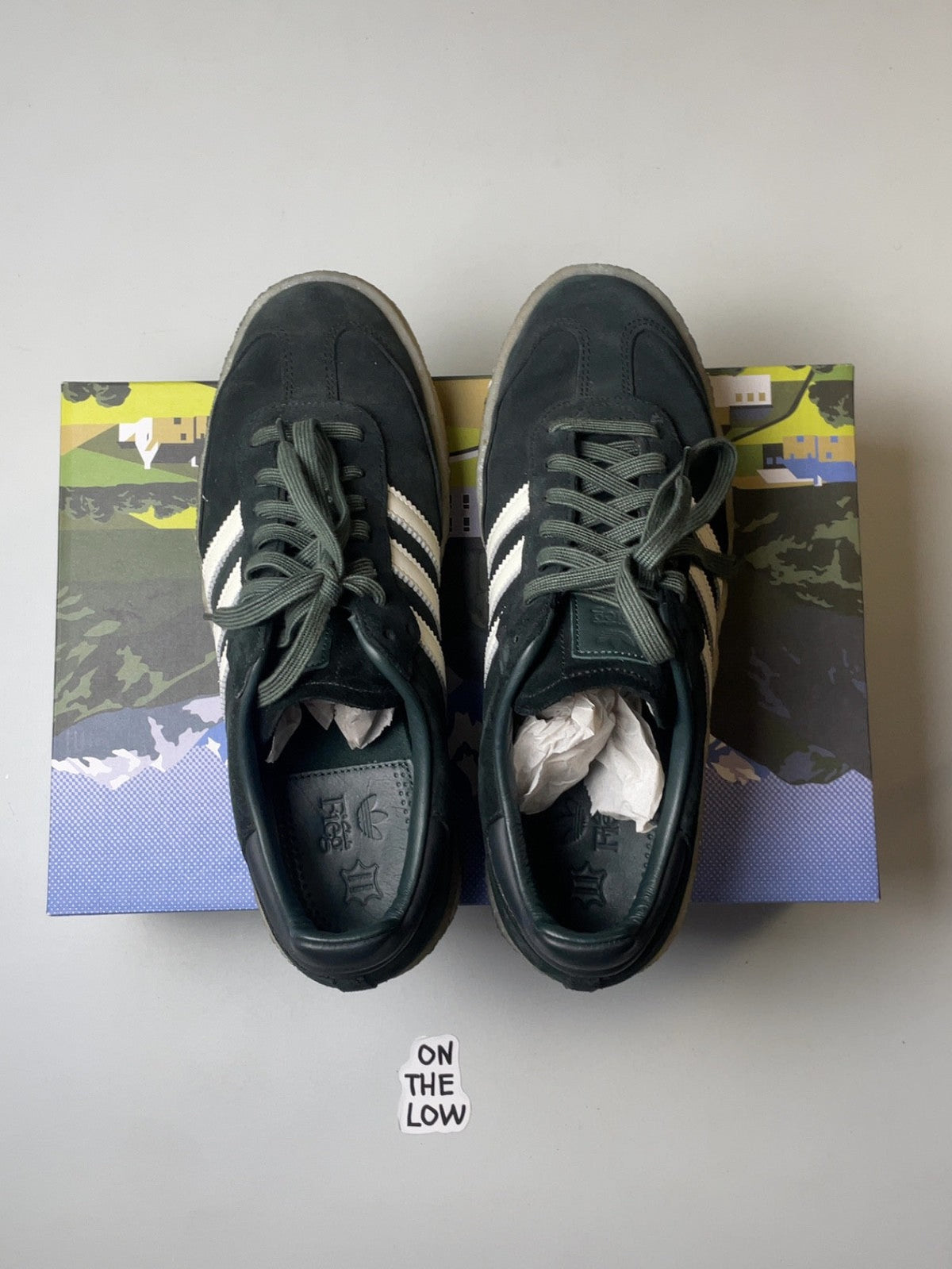 Adidas Clarks 8th Street Samba by Ronnie Fieg Shadow Green (USED)
