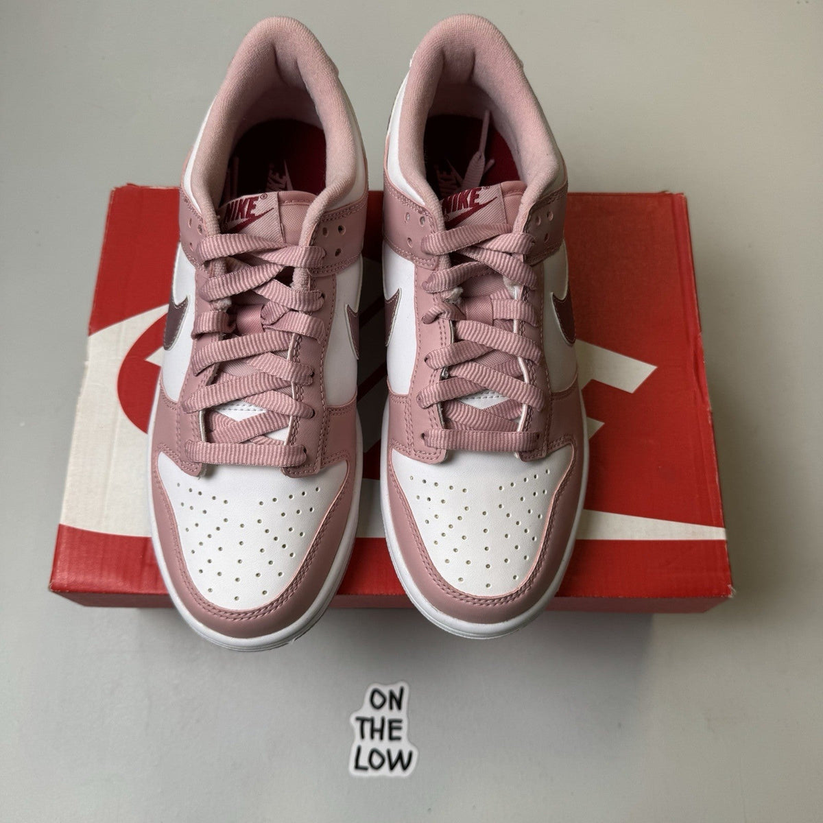 Nike Dunk Low Pink Velvet White