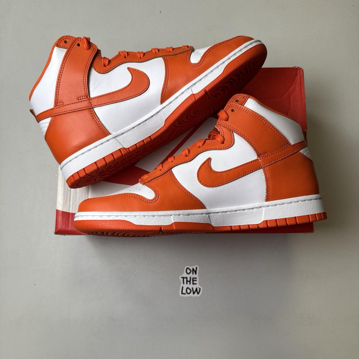 Nike Dunk High Syracuse Orange White