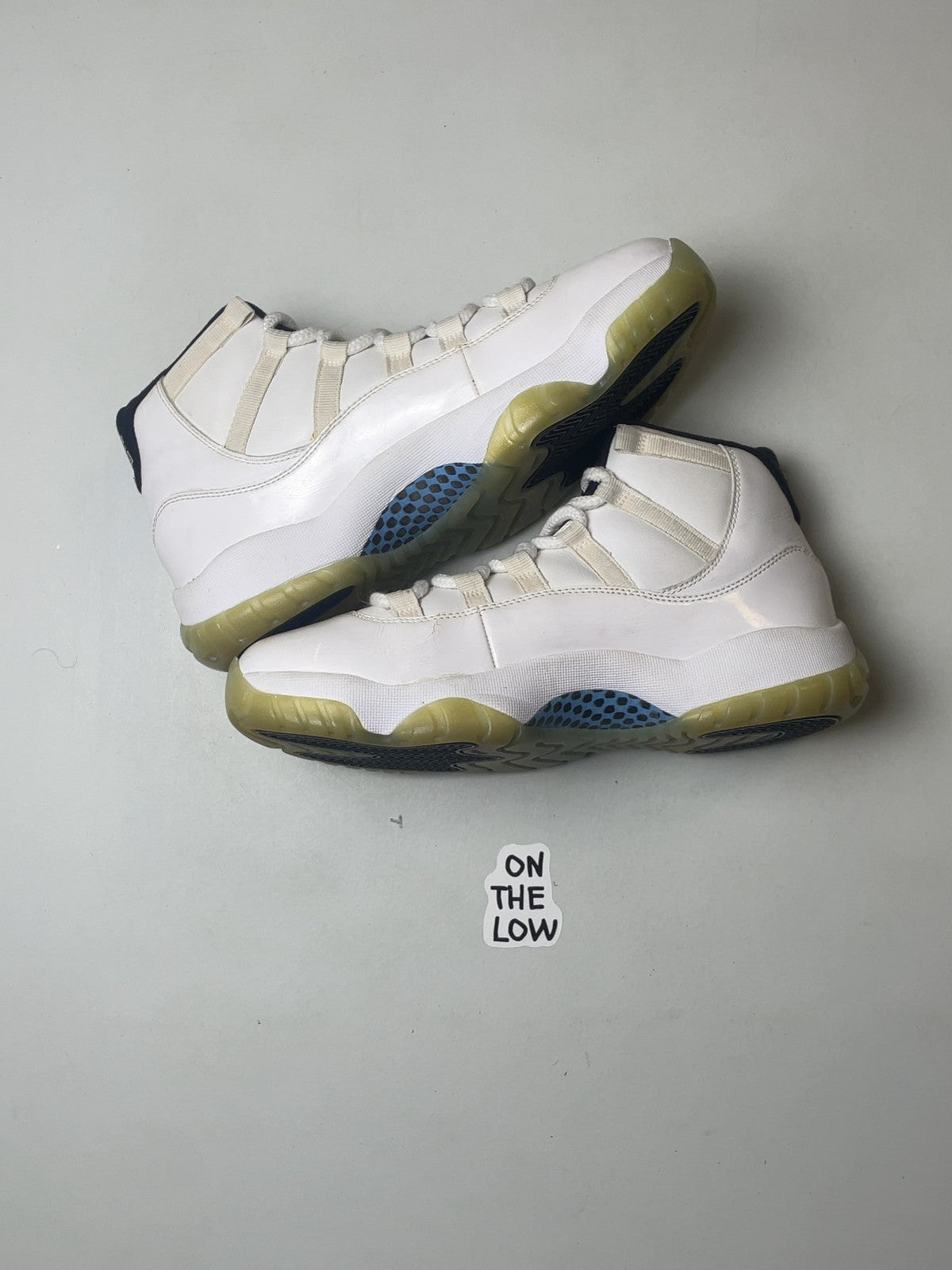 Nike Air Jordan 11 Retro Legend Blue 2014 White Columbia (USED)