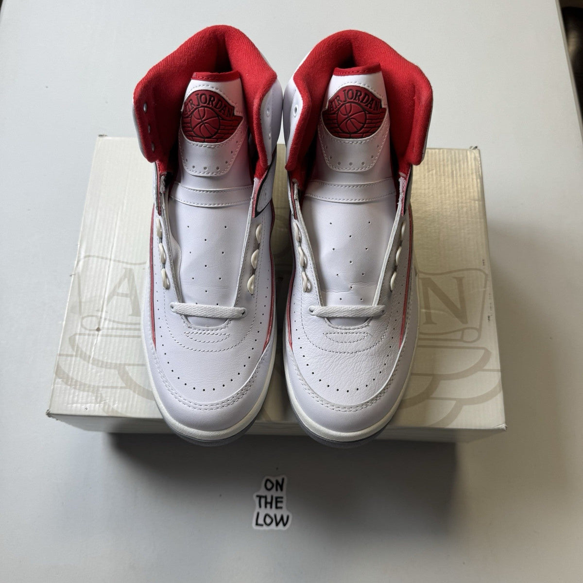 Nike Air Jordan 2 Retro Origins White Fire Red