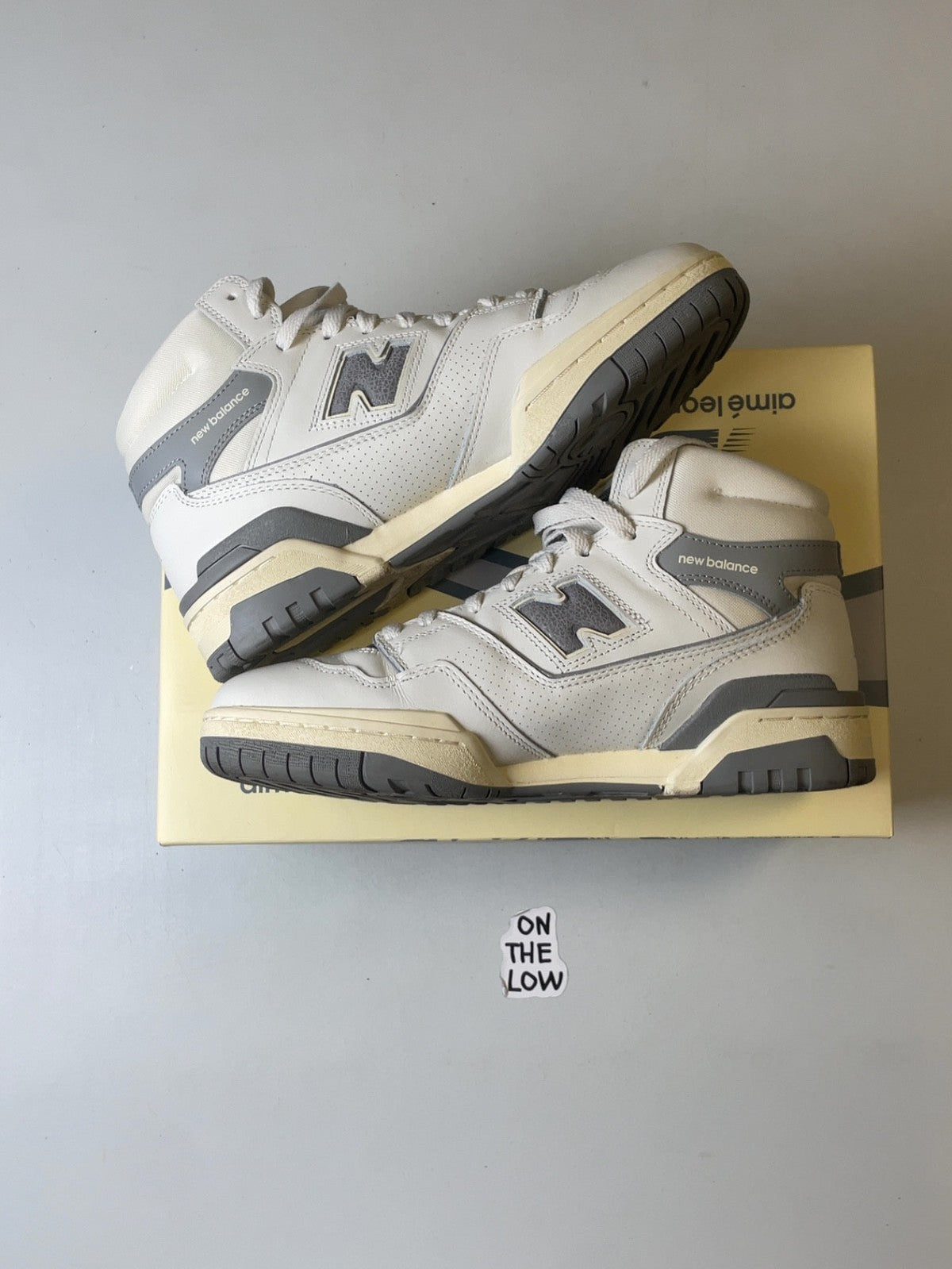 New Balance 650R Aime Leon Dore White Grey (USED)