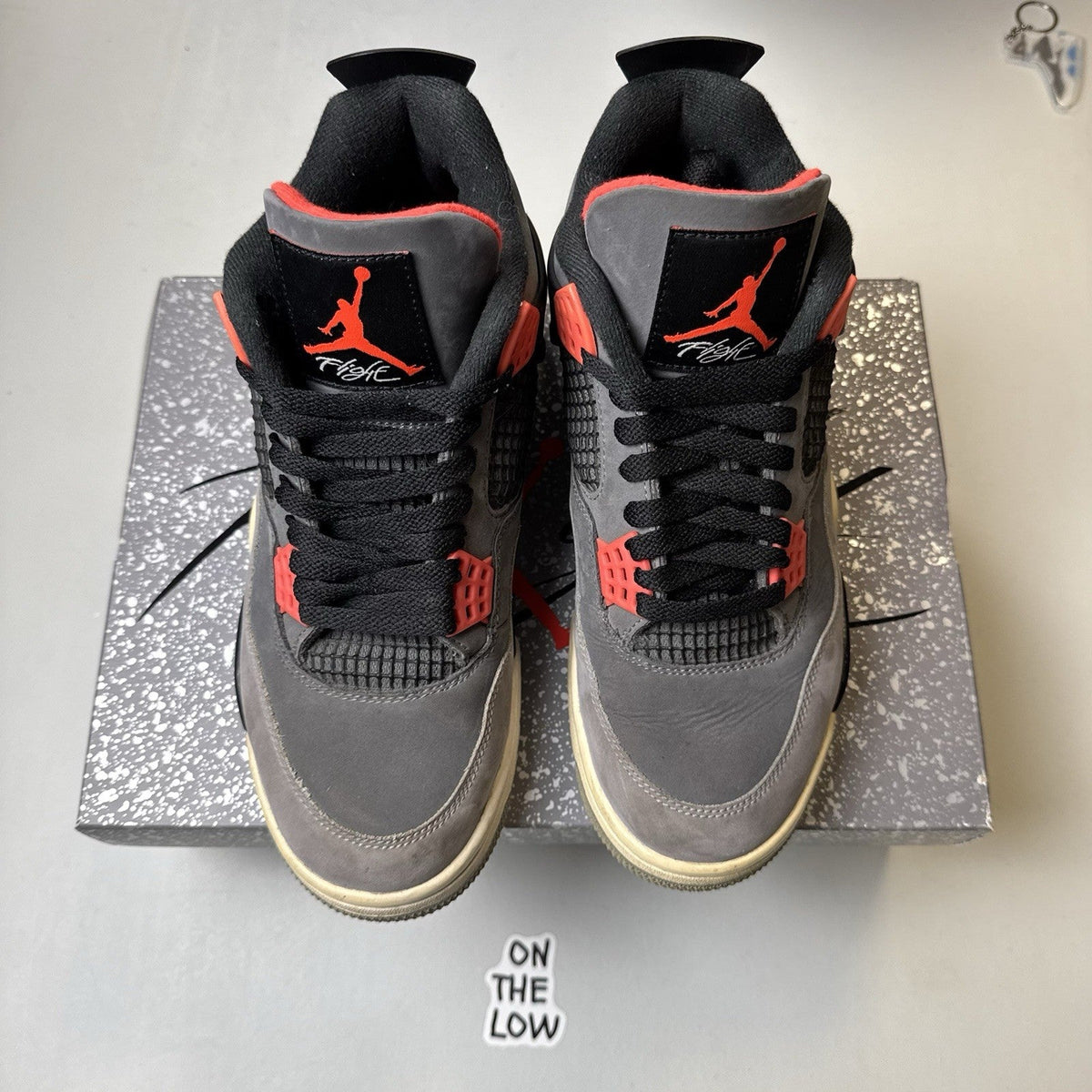Nike Air Jordan 4 Retro Infrared 23 Grey (USED)