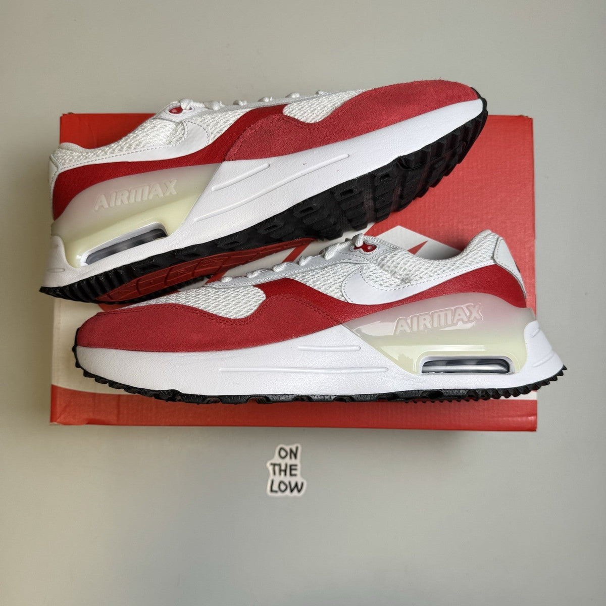 Nike Air Max SYSTM White University Red