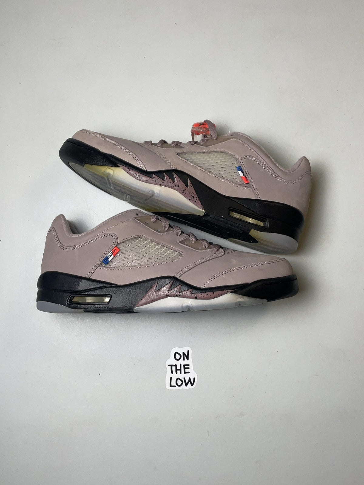 Jordan x PSG 5 Retro Low 'Paname' Brown 5 Mens