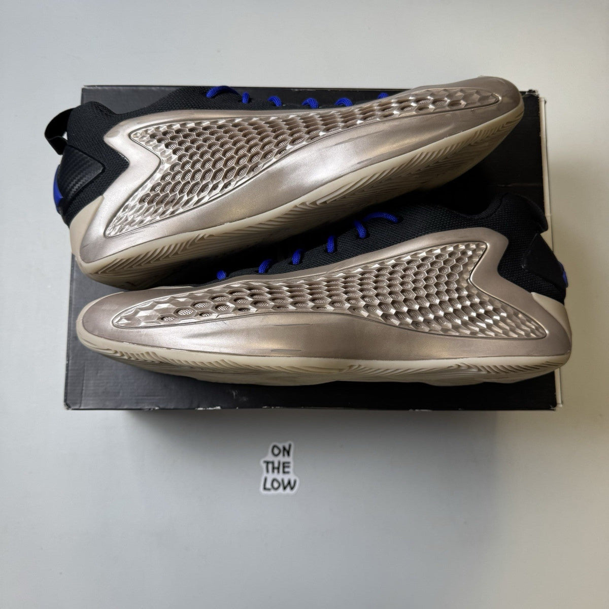 Adidas Anthony Edwards AE 1 Low Champagne Gold (USED)