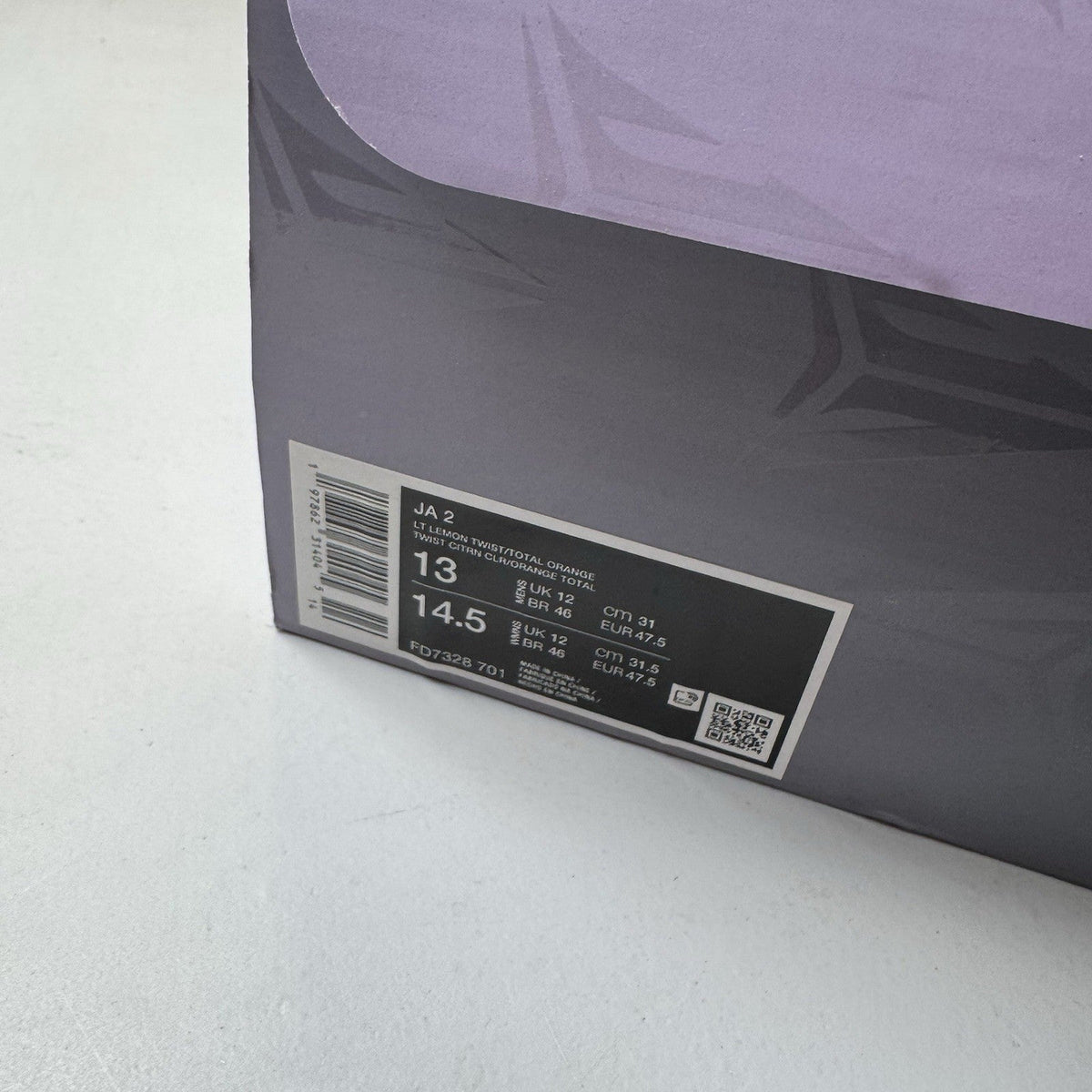 Nike JA 2 Twelve Time Lemon Twist Neon Grey