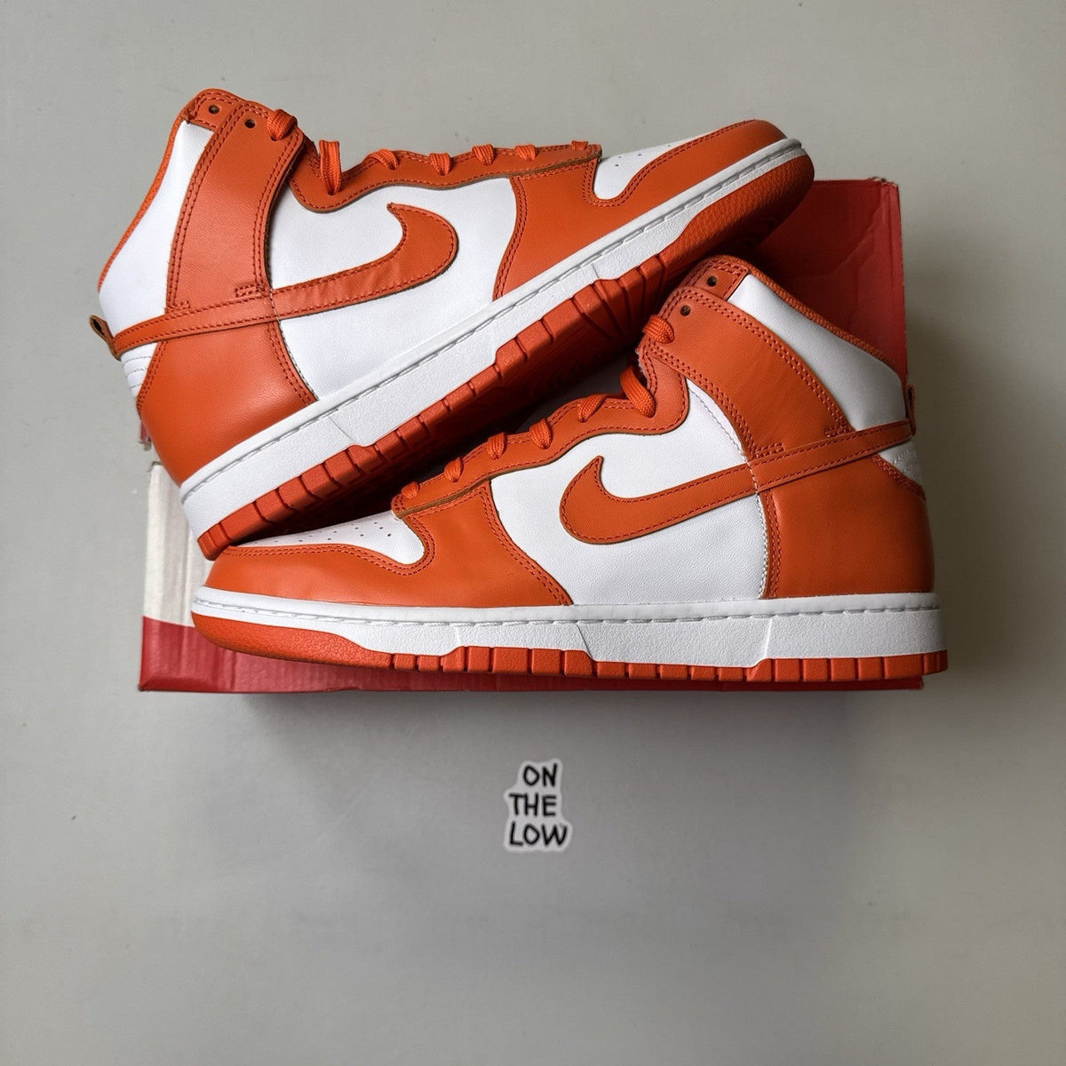 Nike Dunk High Syracuse Orange White