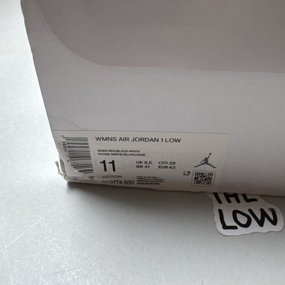 Nike Air Jordan 1 Low Siren Red (W)