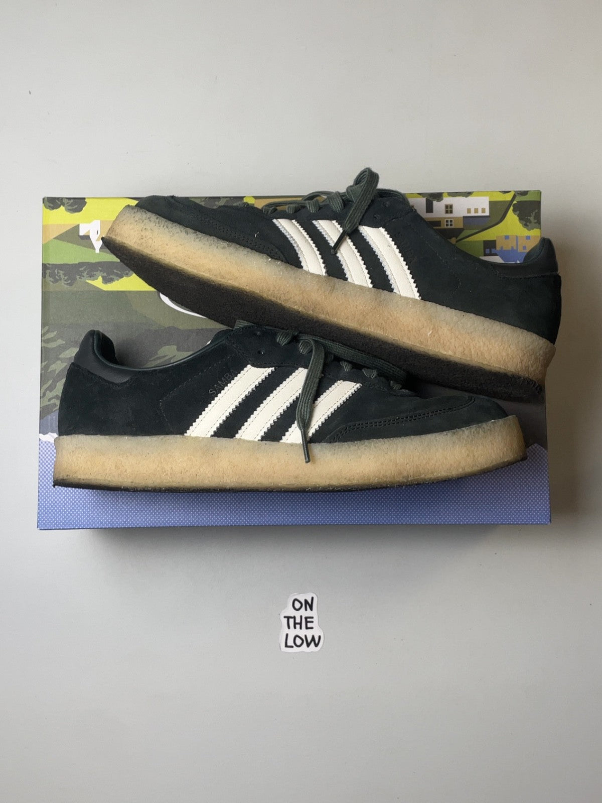 Adidas Clarks 8th Street Samba by Ronnie Fieg Shadow Green (USED)