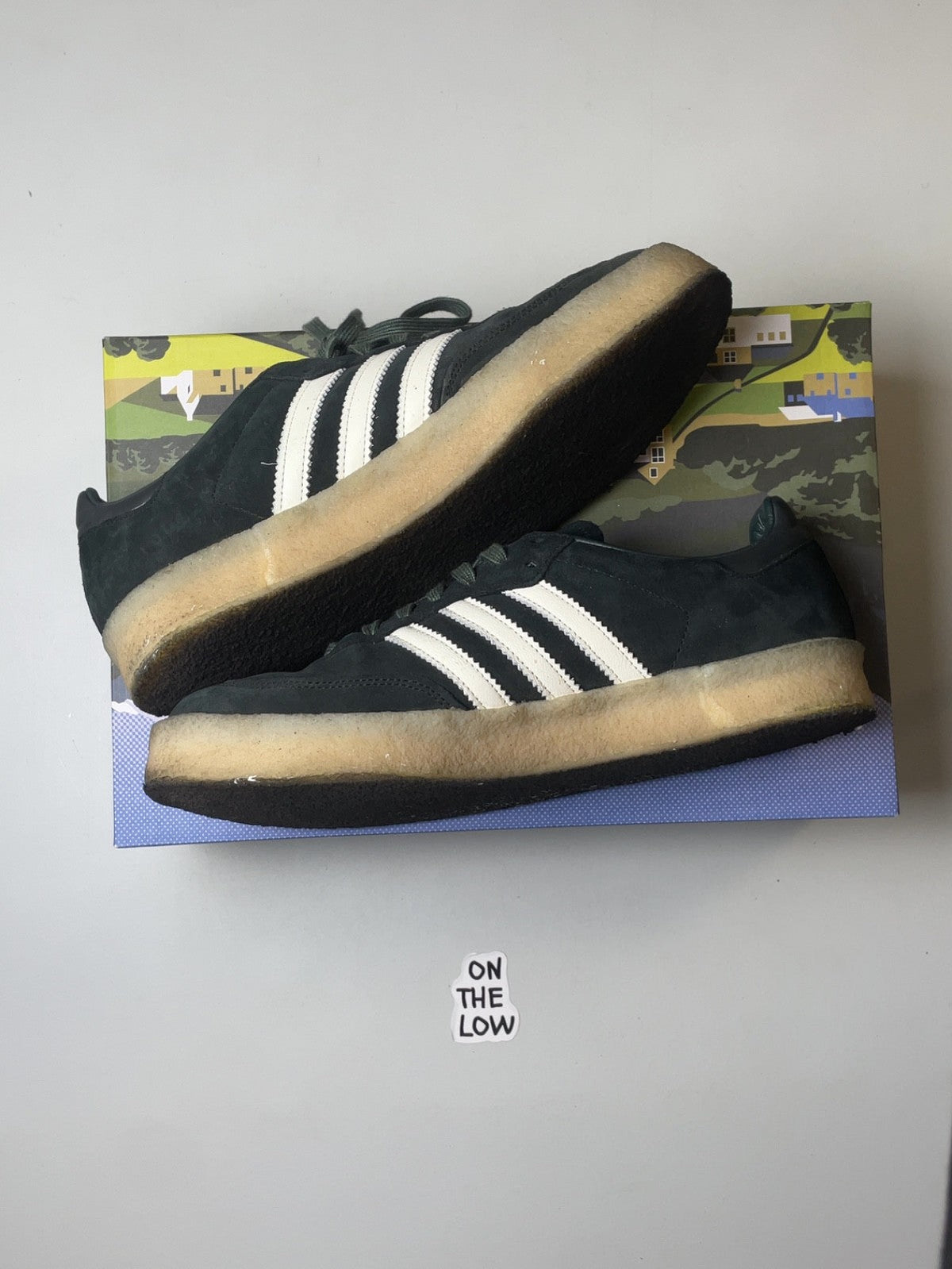 Adidas Clarks 8th Street Samba by Ronnie Fieg Shadow Green (USED)