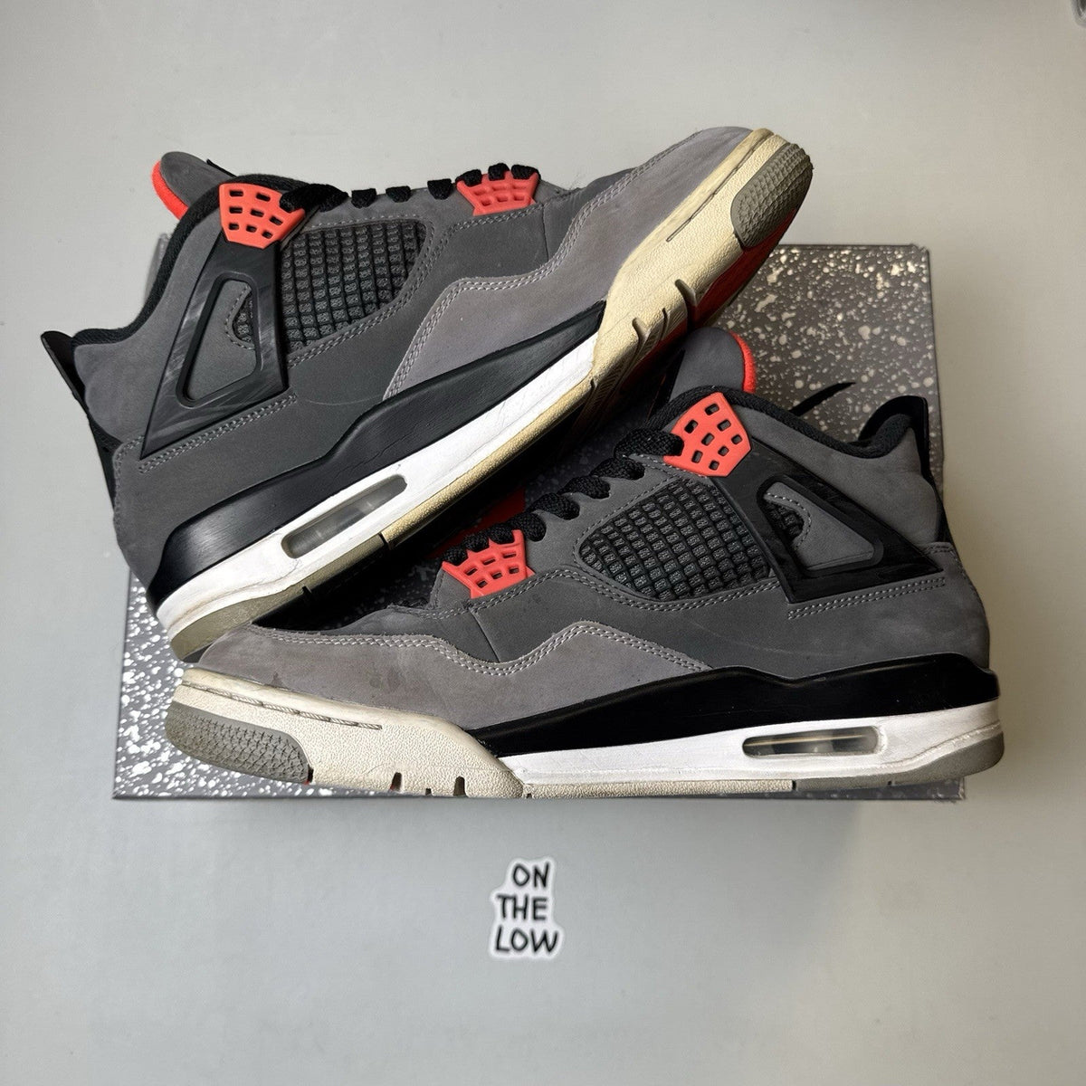Nike Air Jordan 4 Retro Infrared 23 Grey (USED)