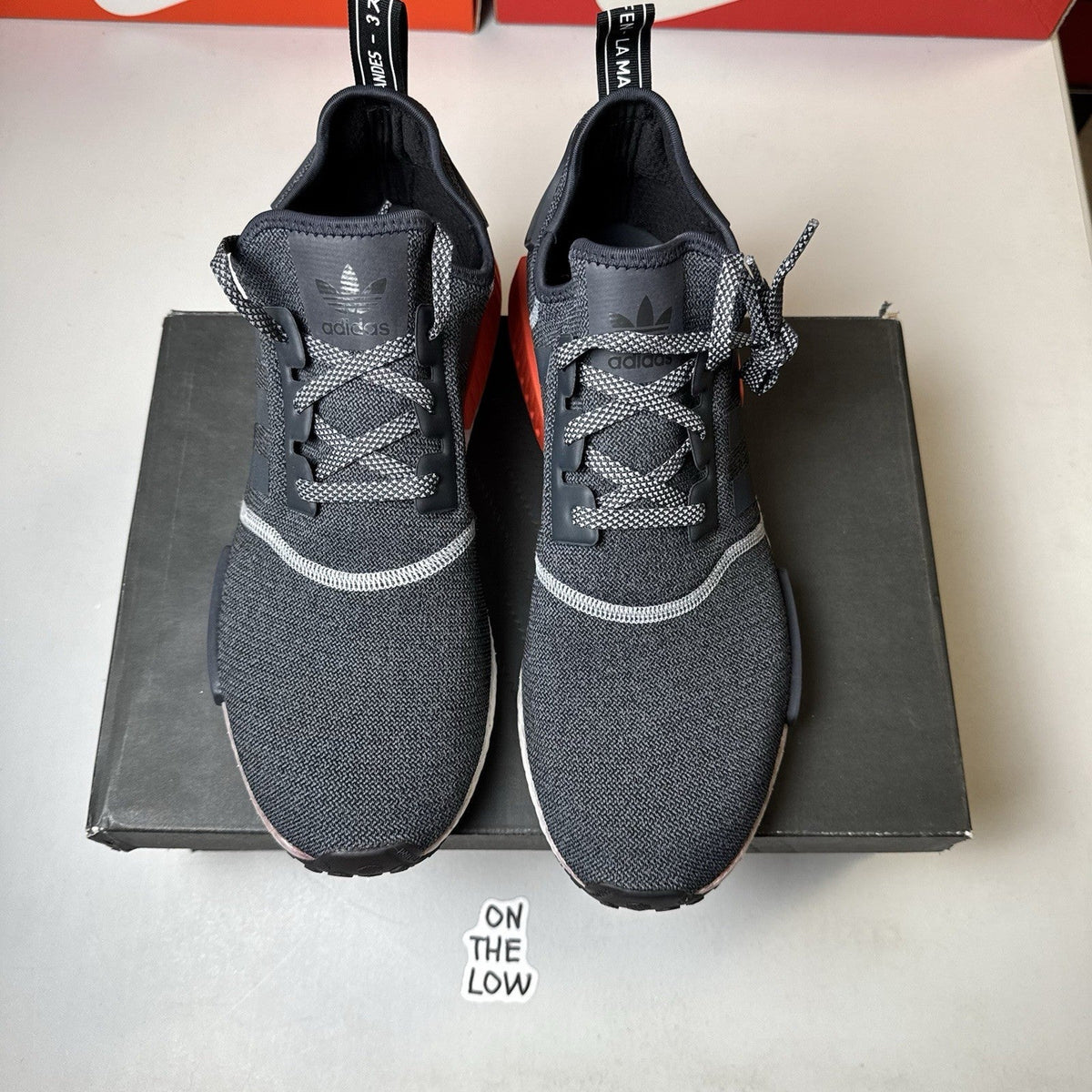 Adidas NMD R1 Grey Red (USED)