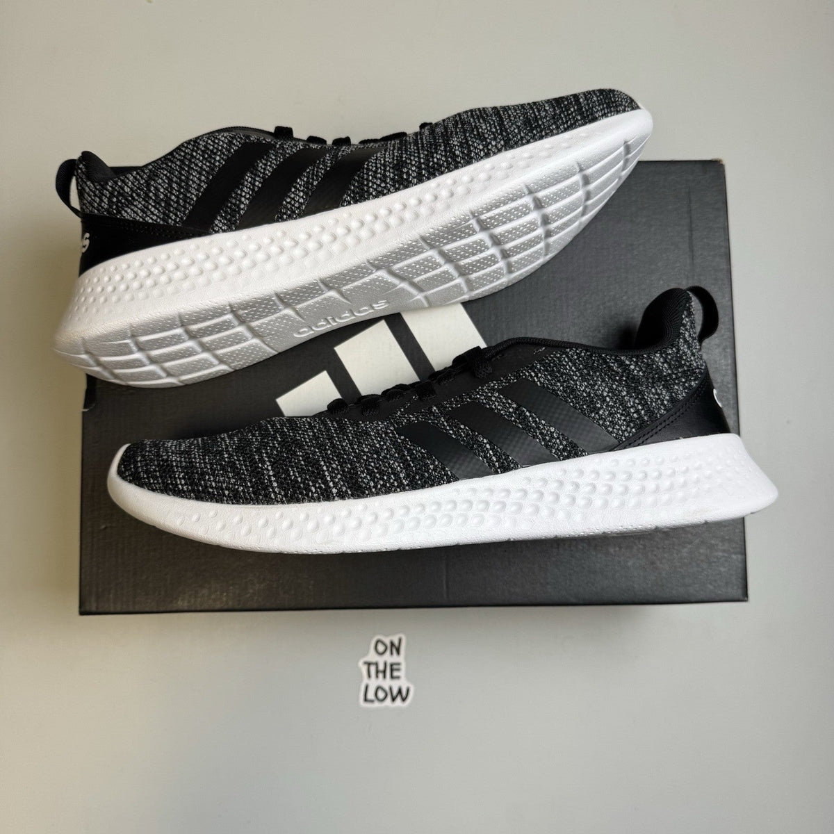 Adidas Puremotion Running Shoes Black Gray White