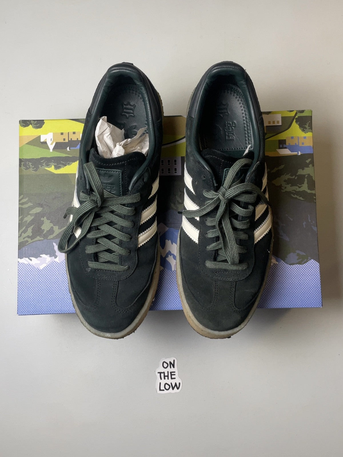 Adidas Clarks 8th Street Samba by Ronnie Fieg Shadow Green (USED)