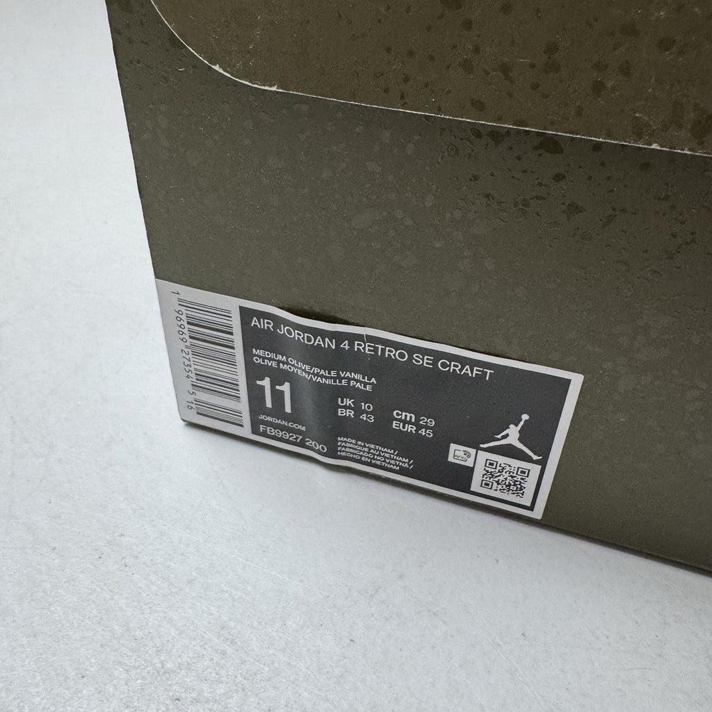 Jordan 4 Retro SE Craft Medium Olive (USED)