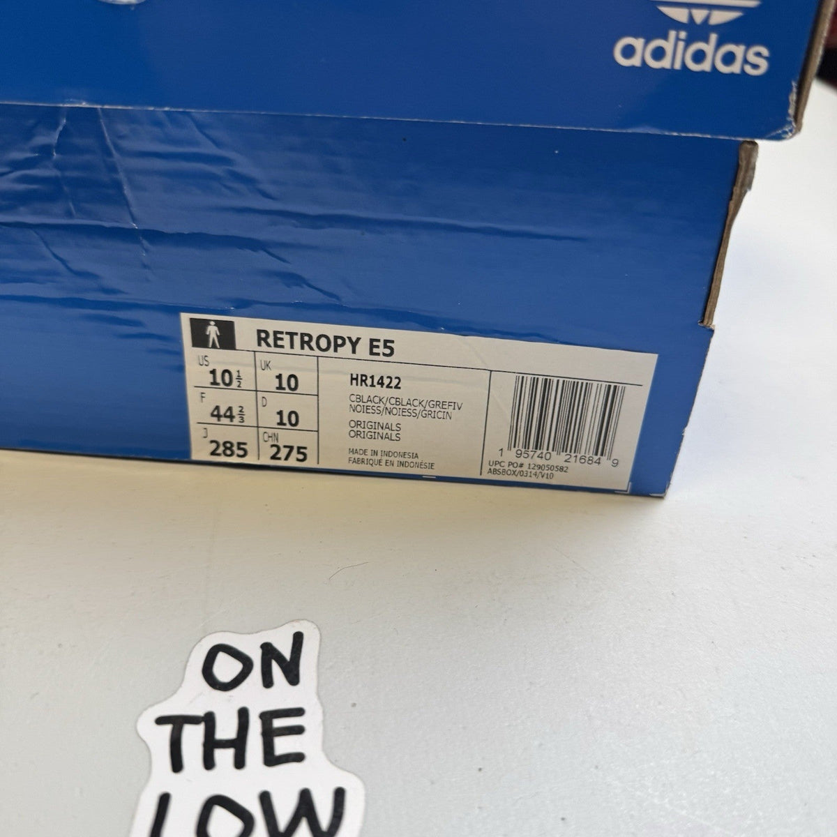 Adidas Ultra Retropy E5 Shoes Black Gum