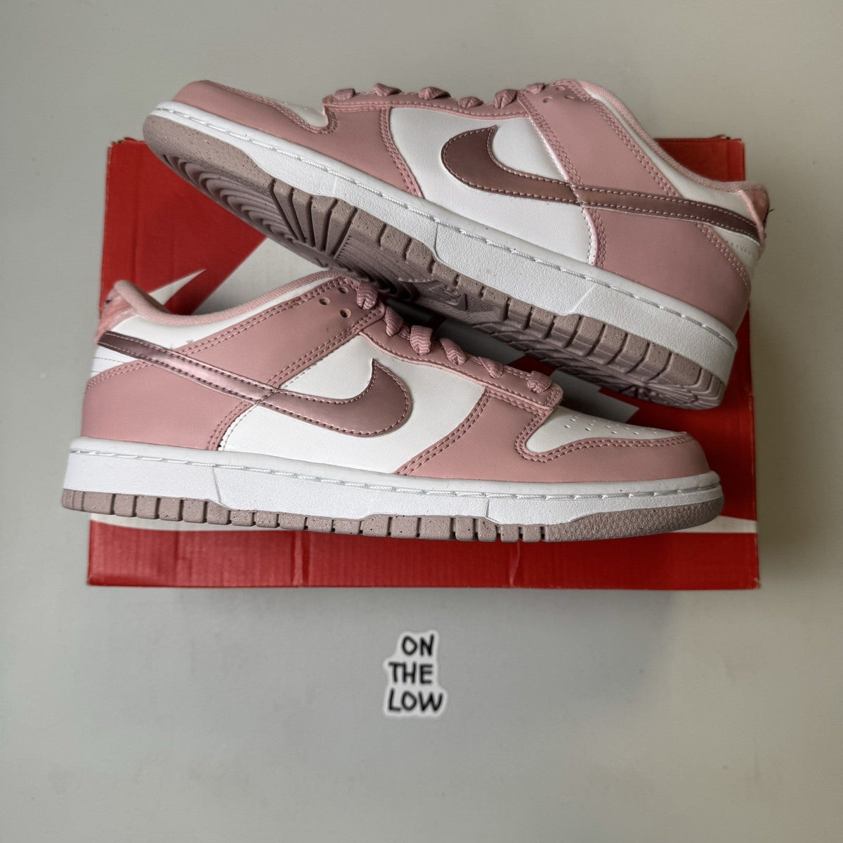 Nike Dunk Low Pink Velvet White