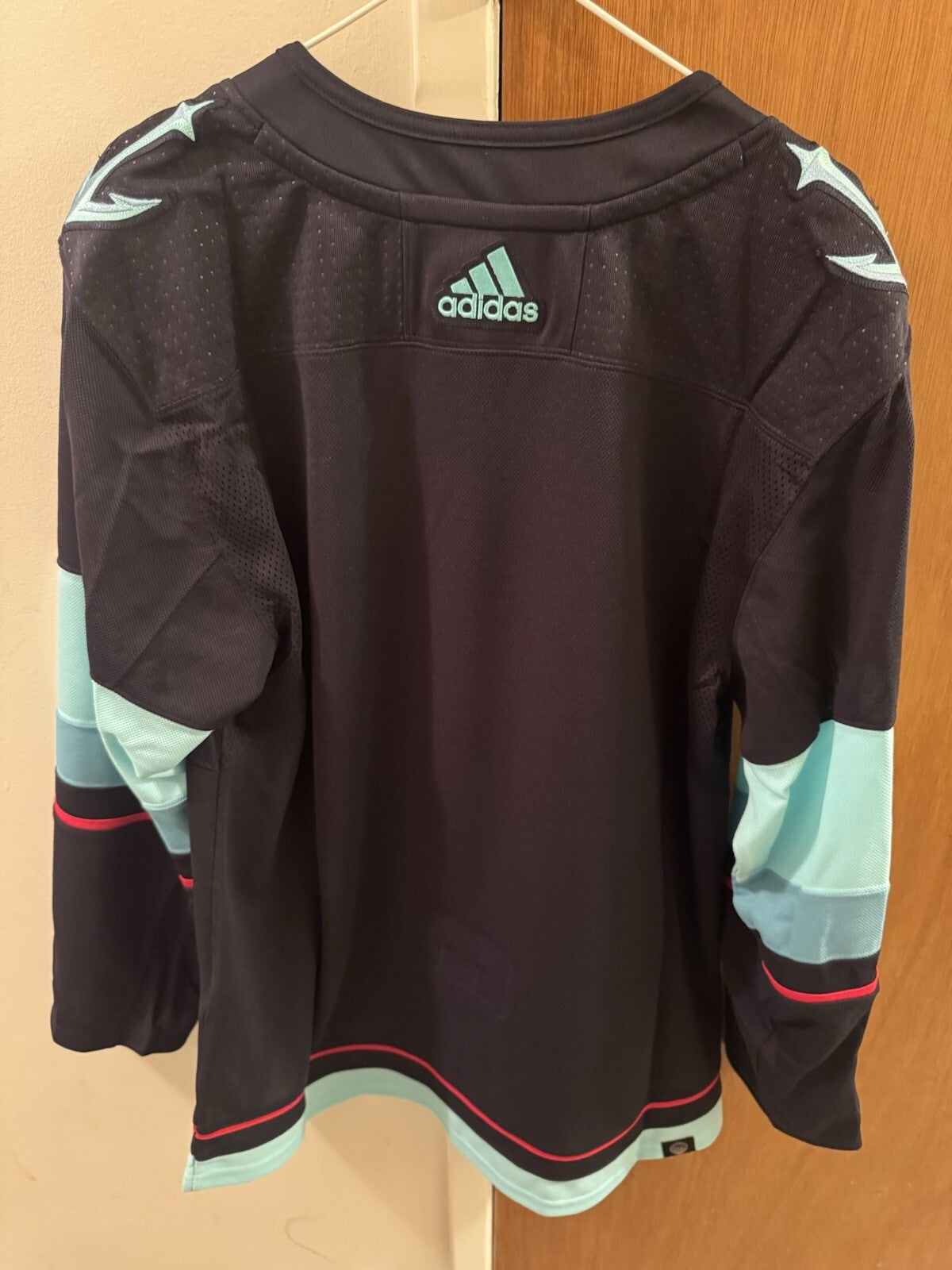 Adidas Men's Seattle Kraken Navy Blue Home Authentic Jersey Size 50