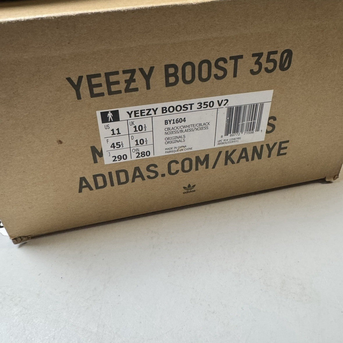 Adidas Yeezy Boost 350 V2 Core Black White (USED)