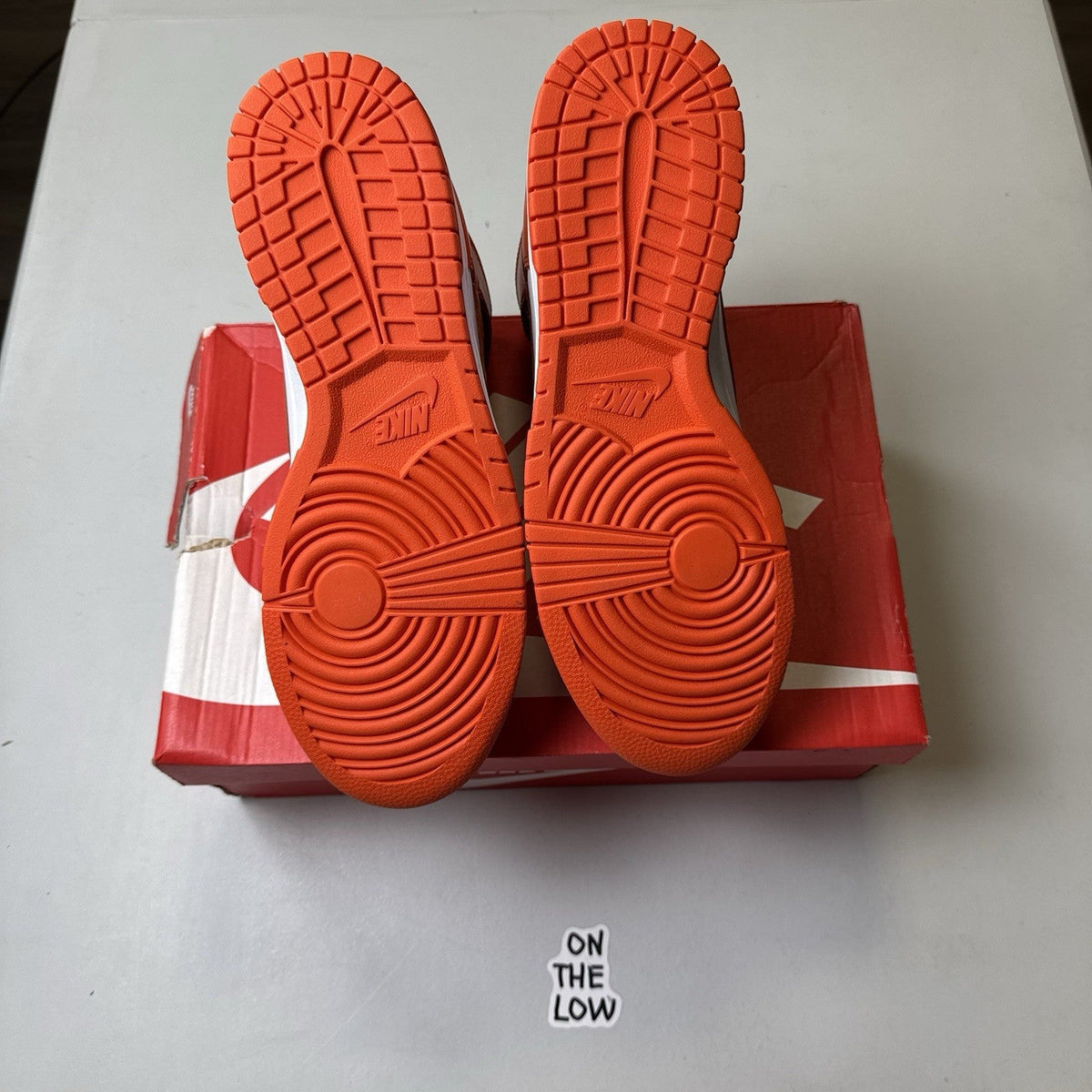 Nike Dunk High Syracuse Orange White