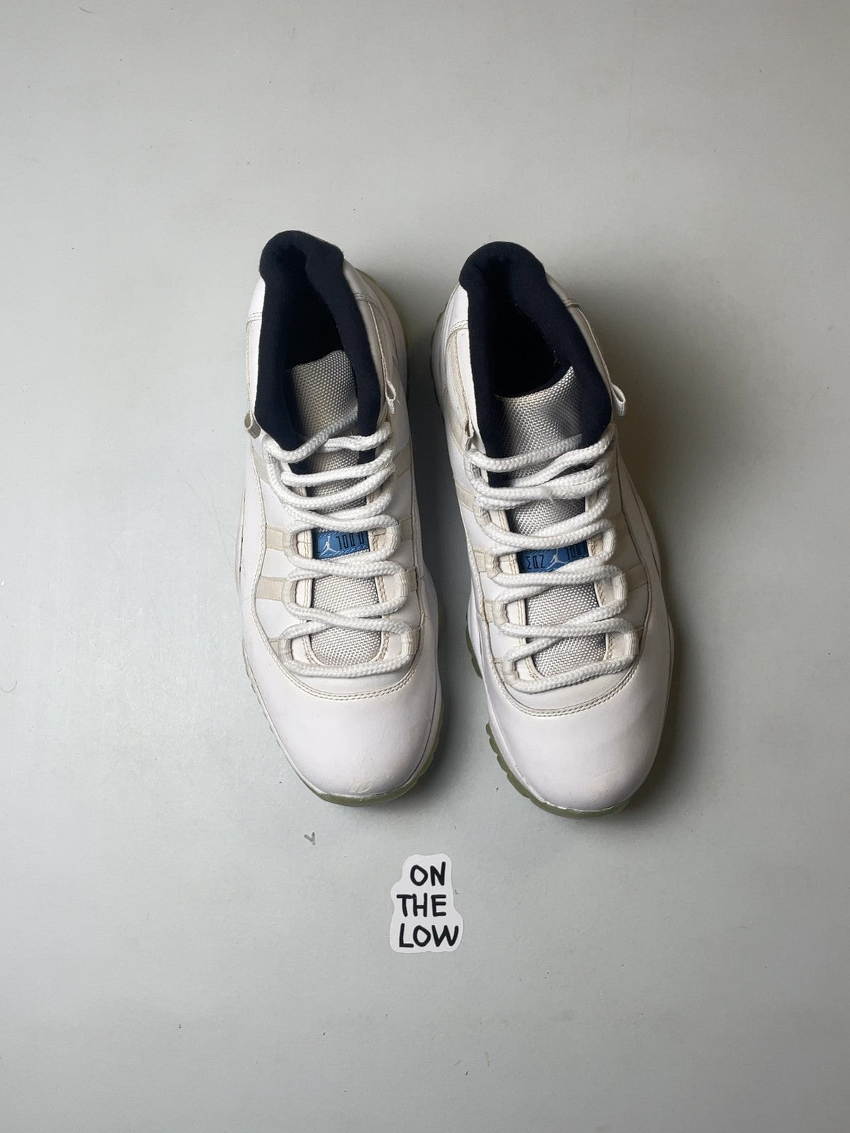 Nike Air Jordan 11 Retro Legend Blue 2014 White Columbia (USED)