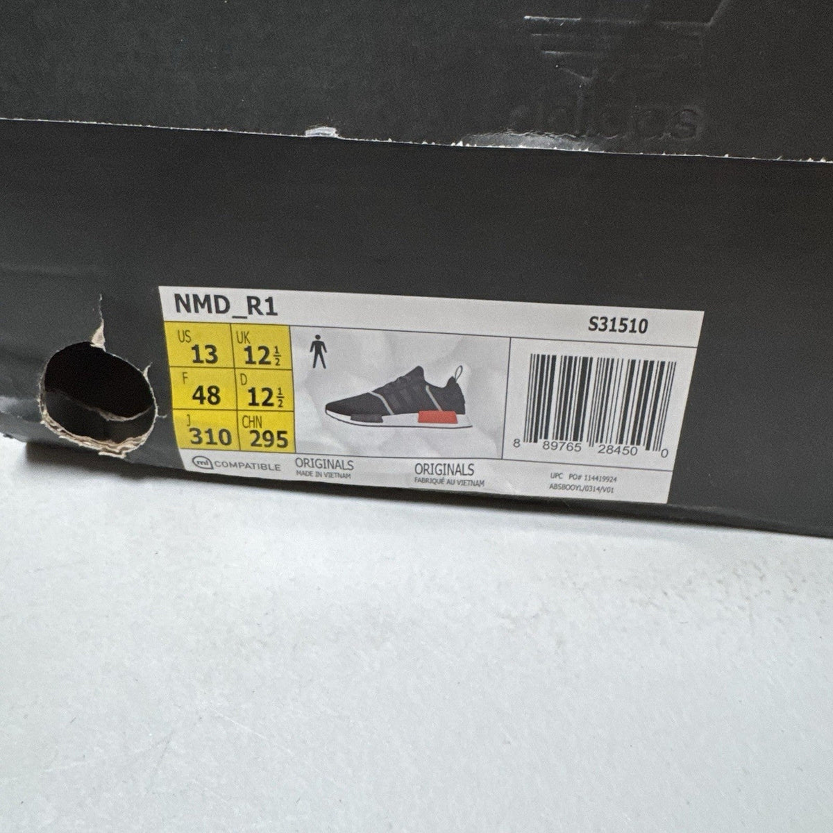 Adidas NMD R1 Grey Red (USED)