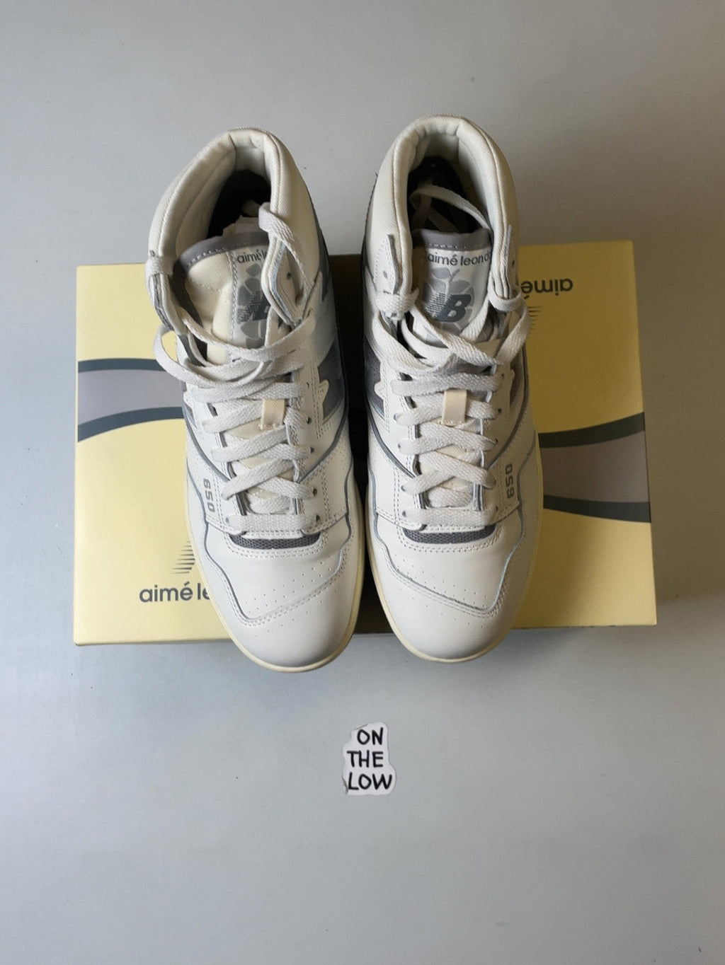 New Balance 650R Aime Leon Dore White Grey (USED)