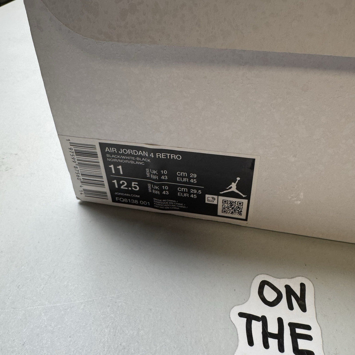 Nike Air Jordan 4 Retro White Thunder