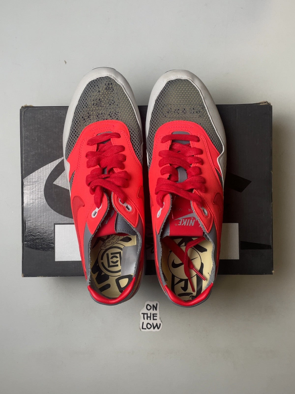 Nike Air Max 1 CLOT Kiss of Death Solar Red (USED)