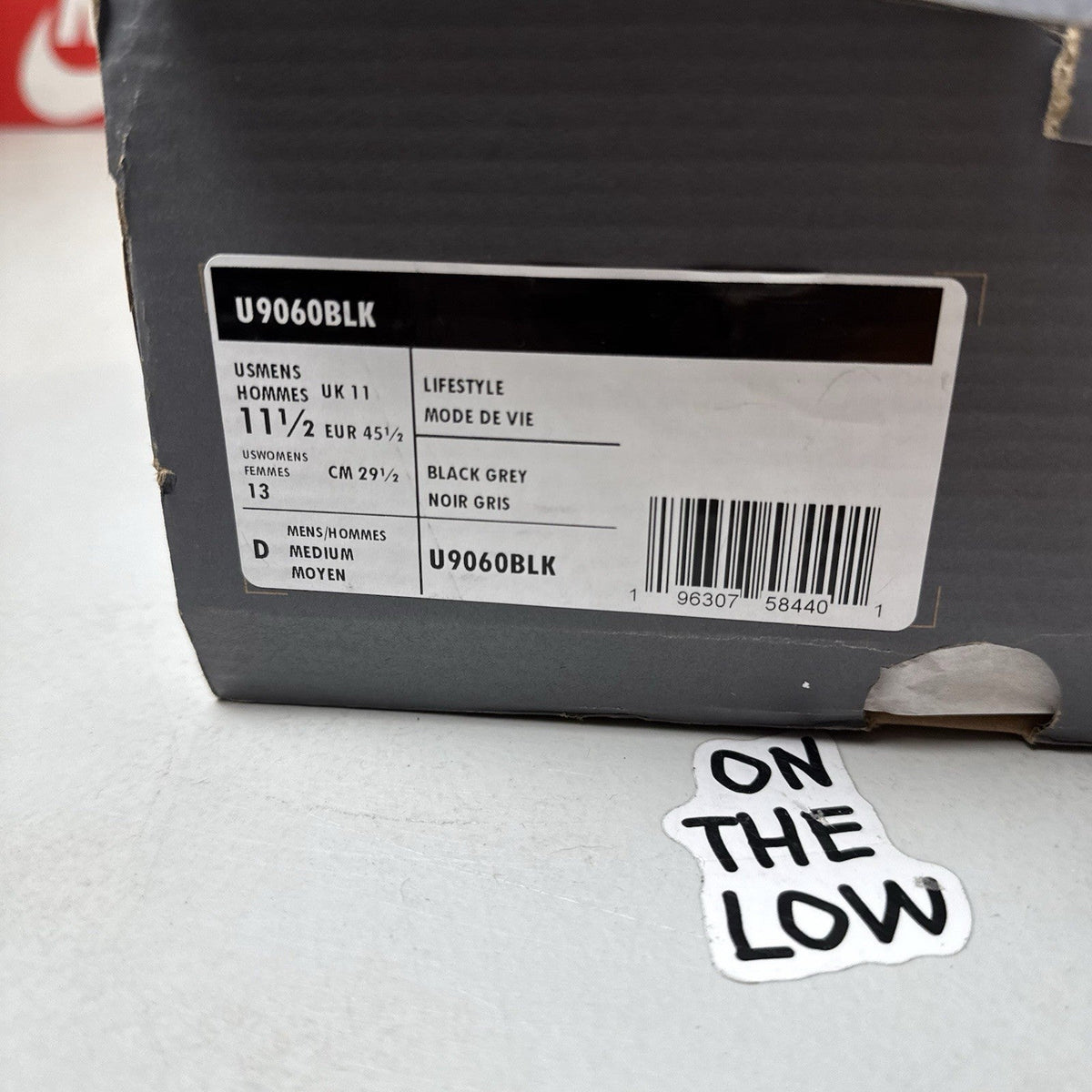 New Balance 9060 Black Castlerock Grey