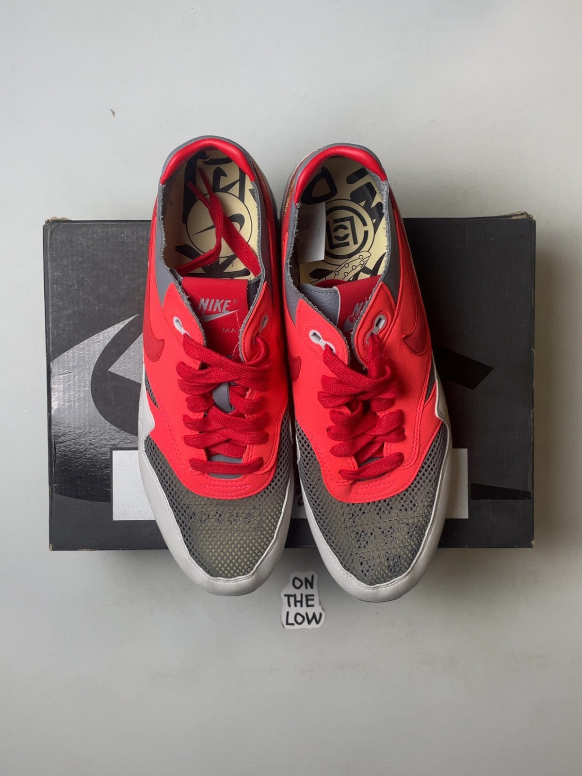 Nike Air Max 1 CLOT Kiss of Death Solar Red (USED)