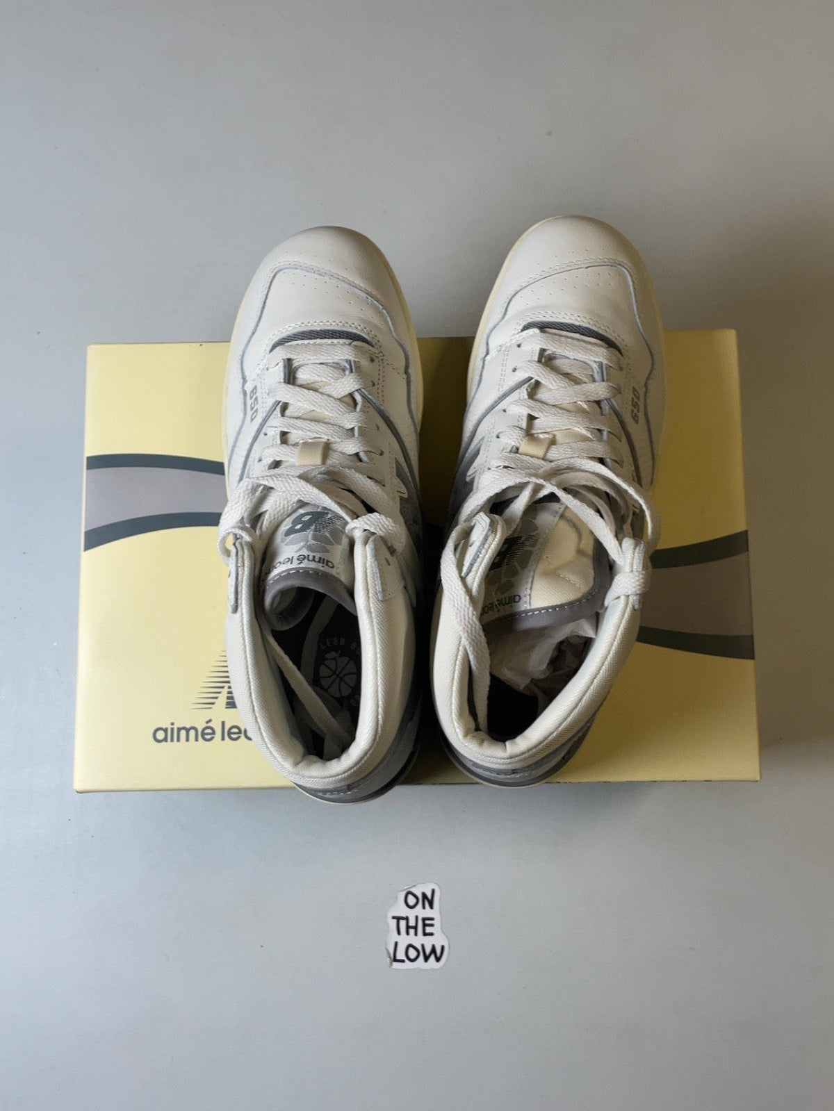 New Balance 650R Aime Leon Dore White Grey (USED)