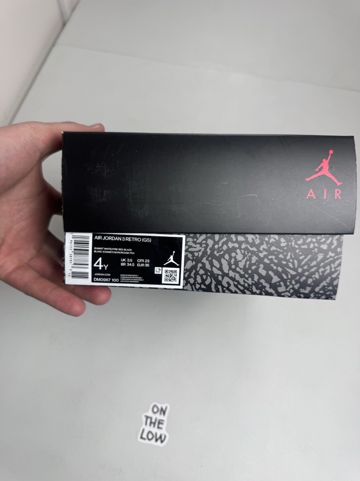 Nike Air Jordan 3 Retro White Cement Reimagined GS