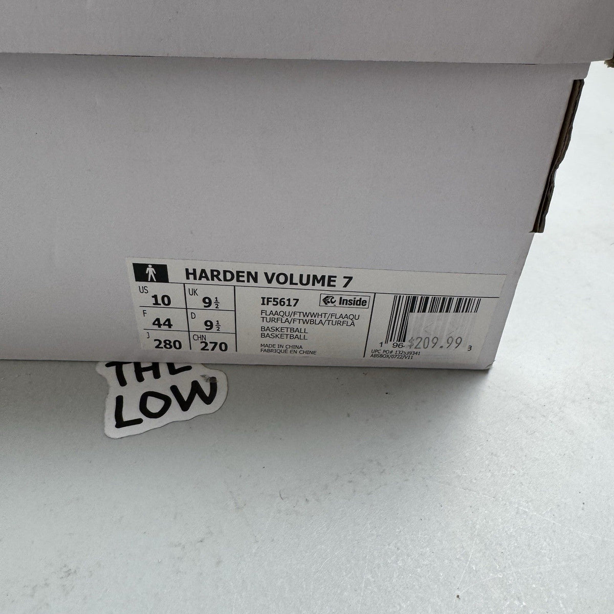 Adidas Harden Vol. 7  Flash Aqua (USED)