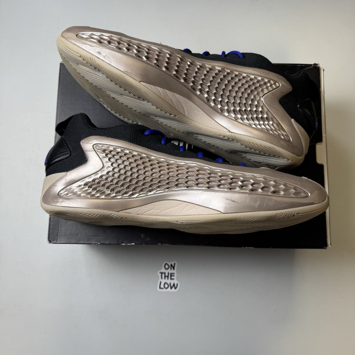 Adidas Anthony Edwards AE 1 Low Champagne Gold (USED)