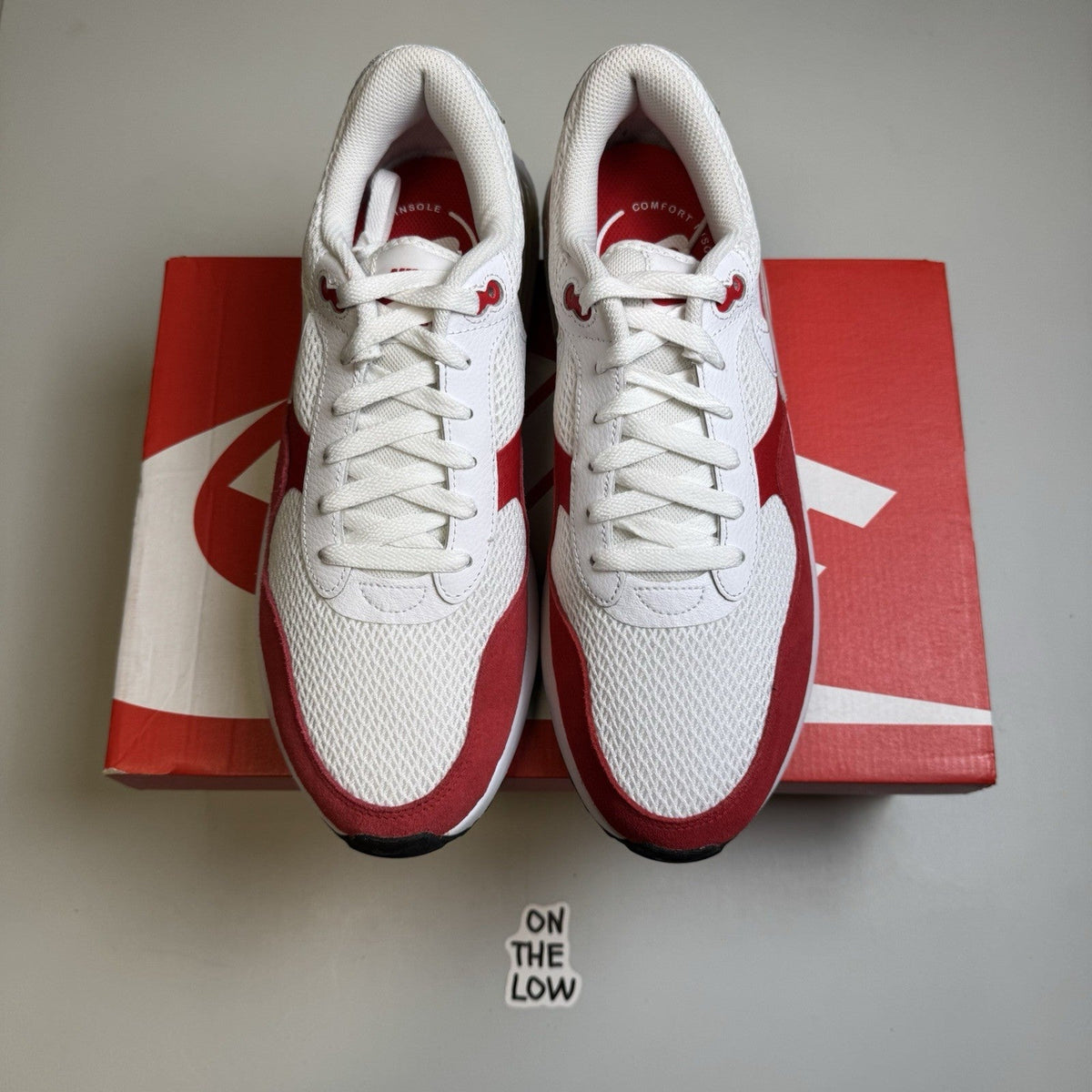 Nike Air Max SYSTM White University Red