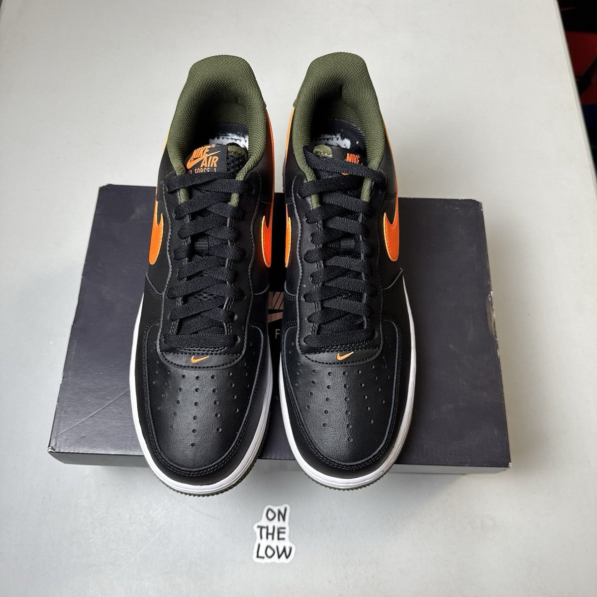 Nike Air Force 1 Low Hoops Black University Gold