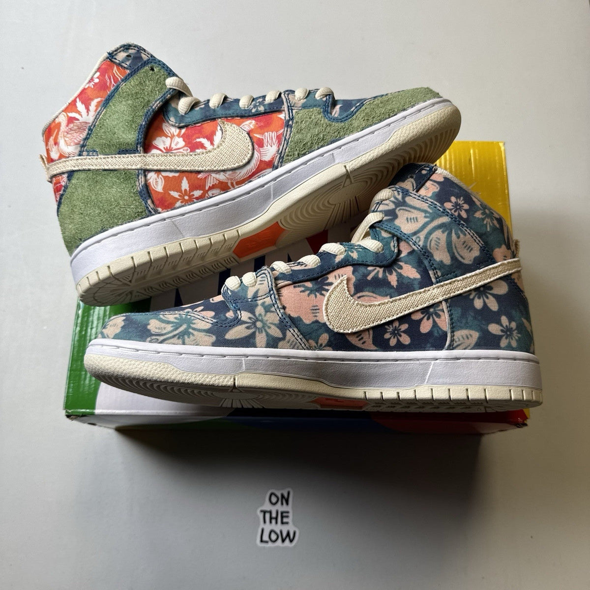 Nike Dunk SB High Maui Wowie Hawaii Floral Tear Away (USED)