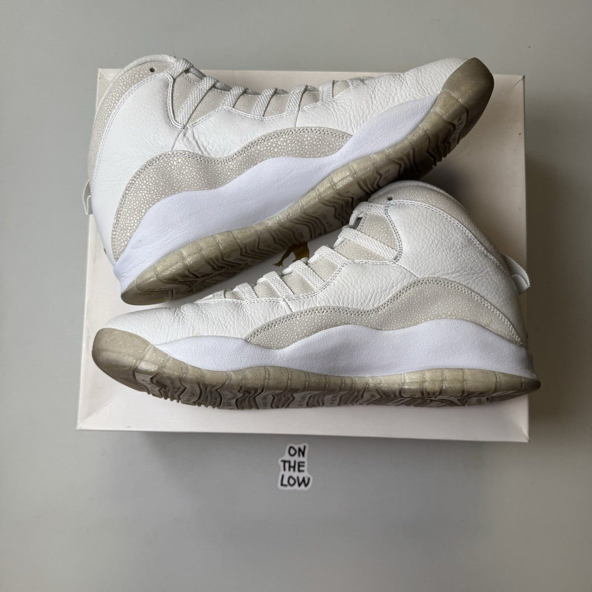 Nike Air Jordan 10 x Drake OVO White Gold (USED)