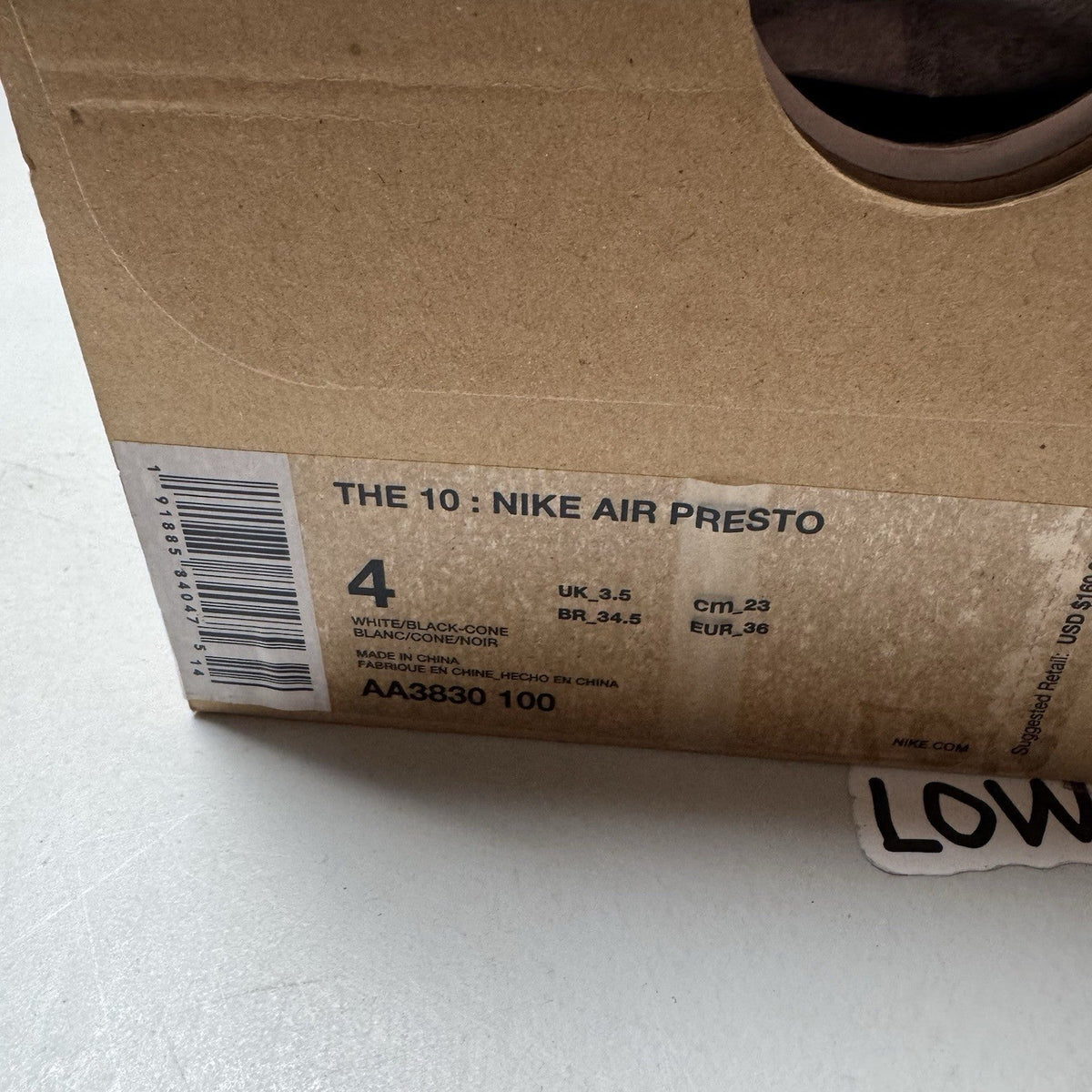 Nike Air Presto Off-White White 2018
