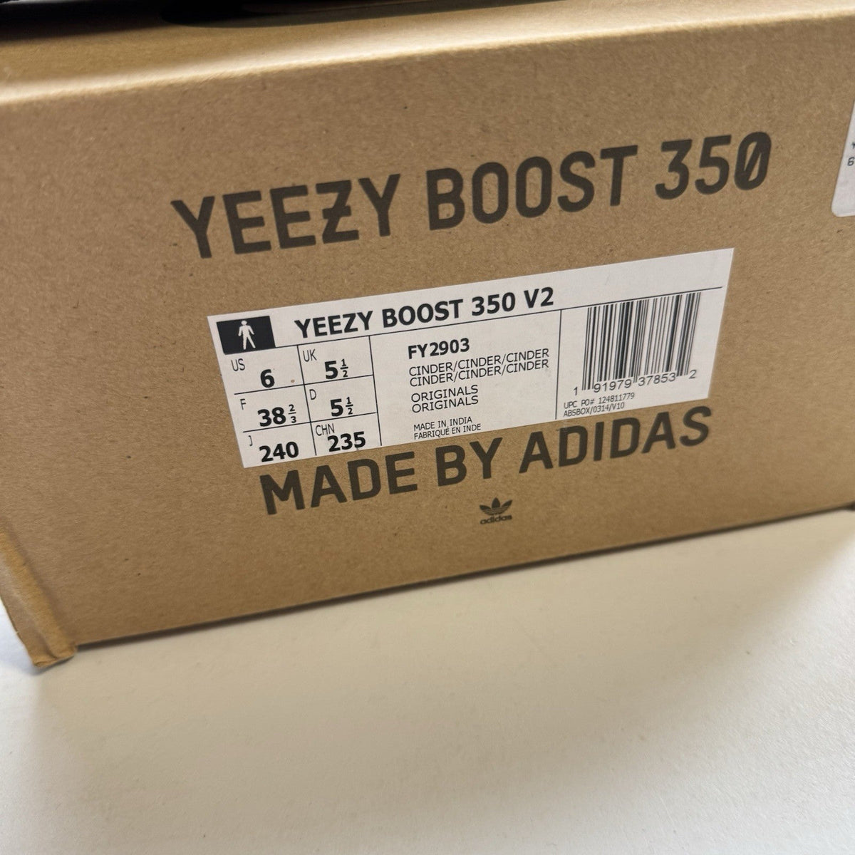 Adidas Yeezy Boost 350 V2 Cinder Non-Reflective (USED)