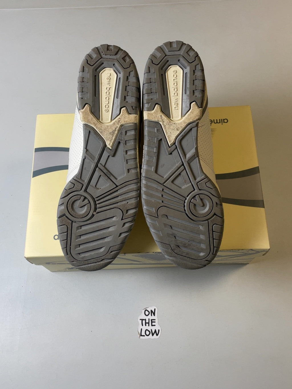 New Balance 650R Aime Leon Dore White Grey (USED)