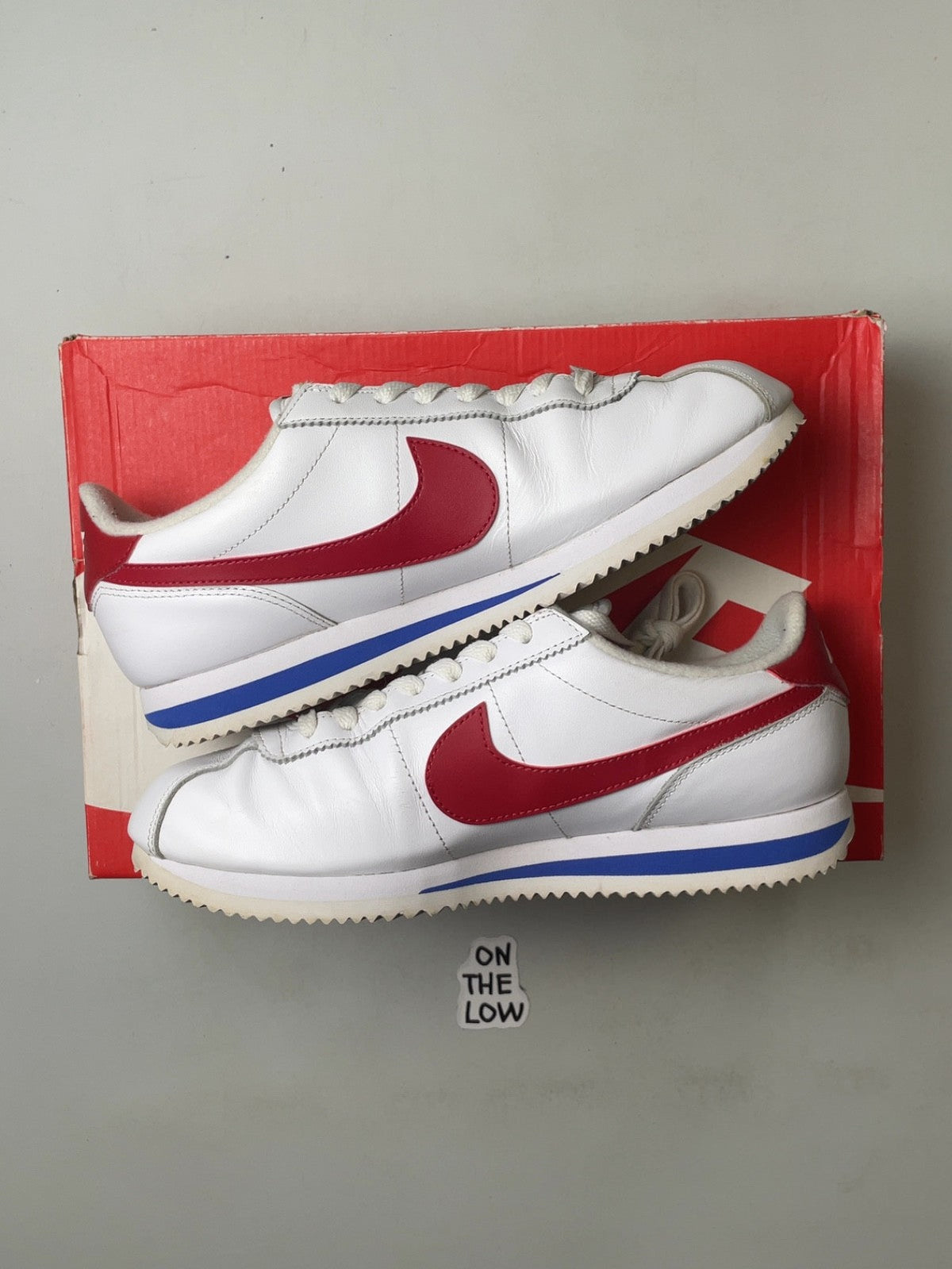Nike Cortez Basic Leather Forrest Gump (2017) (USED)