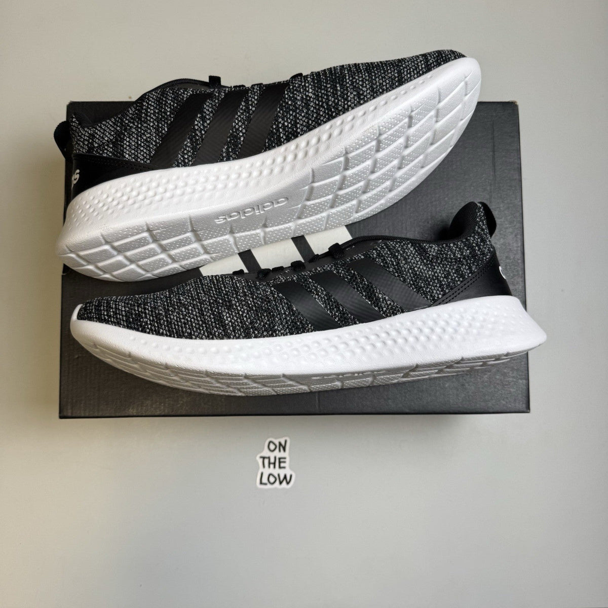 Adidas Puremotion Running Shoes Black Gray White
