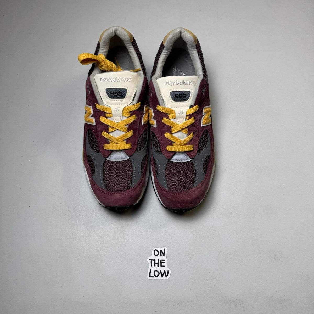 New Balance 992 Burgundy Gold (USED)