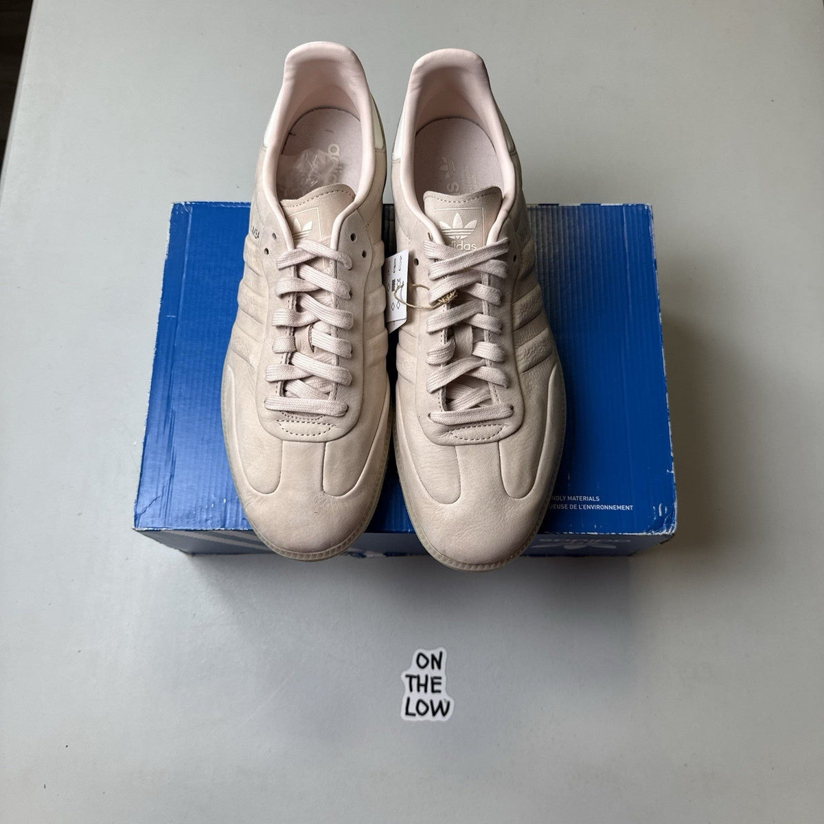 Adidas Men's Samba Pink Leather Wonder Quartz